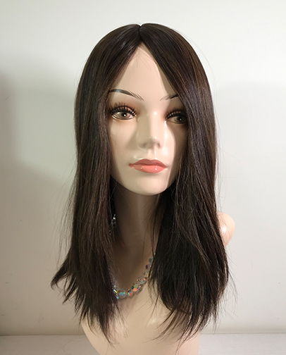 Silk skin top Jewish wig