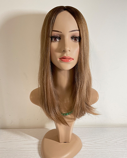 Silk base hair topper