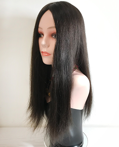 Silk base hair topper