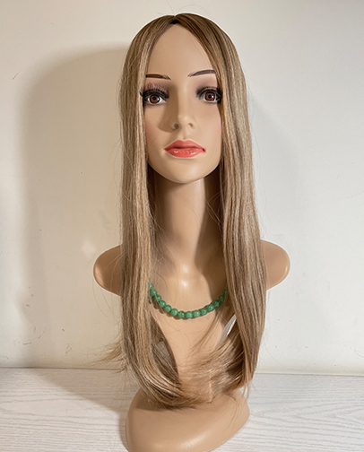 Silk base hair topper